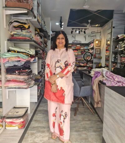 Rose Muslin Cotton Print Co-ord set